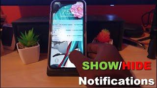 Show or Hide Notification Preview Lock Screen iPhone 11