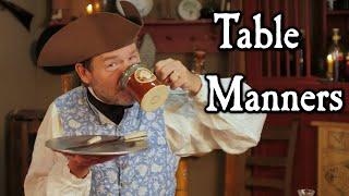 Table Manners - Live In The Nutmeg Tavern!
