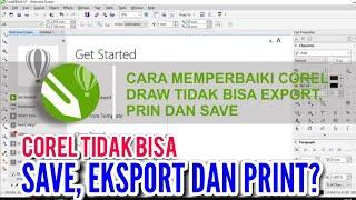 Cara Atasi Corel X4 Save Eksport