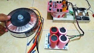 Cara Pasang Trafo Donat ke Power amplifier