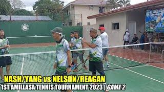 NASH/YANG vs NELSON/REAGAN  | 1ST SAMILLASA TENNIS TOURNAMENT 2023 | LPTC GAME 2