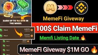 MemeFi 100$ Giveaway || MemeFi দিচ্ছে সবাইকে $1M Giveaway 