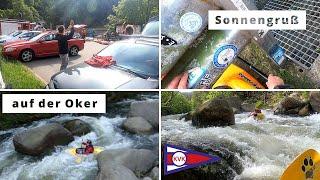 Sonnengruss auf der Oker - KVK 2020 Kajak Wildwasser Abenteuer im Harz