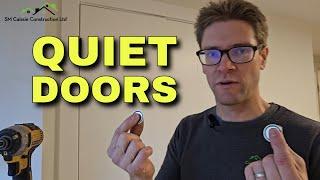 Magnetic door catches, smooth and quiet!