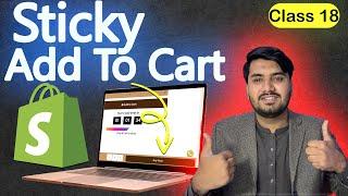 How To Add Sticky Add To Cart In Shopify For Free