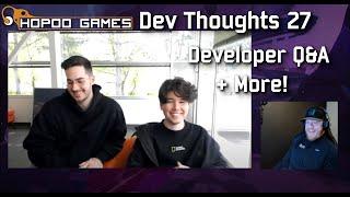 Dev Thoughts 27 - Hopoo Games Q&A + more!