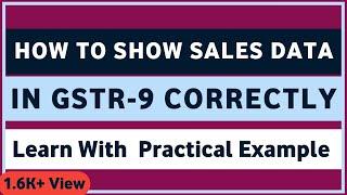 How to report sales in gstr 9 | gstr 9 table 4 | gstr-9 | gstr 9 fy 2021-22