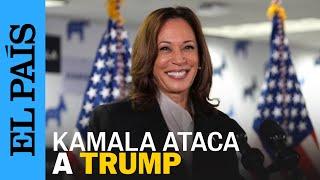 EE UU | Kamala Harris ataca a Trump en su primer mitin | EL PAÍS