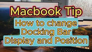#howto Move and Size your #Dockingbar - #settings on your #macbook