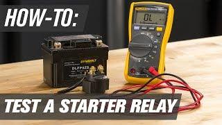 How To Test A Motorcycle, ATV & UTV Starter Relay