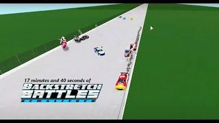 17 minutes and 40 seconds of backstretch battles