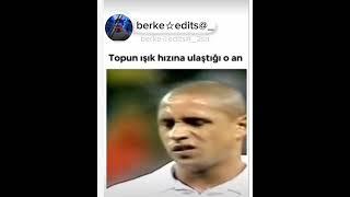 Topun ışık hızına ulaştığı o an #shorts #futbol #robertocarlos