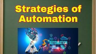 Automation strategies- Mechanical Engineering