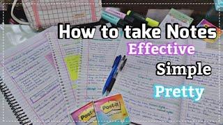 How I take notes | Materials I use +Effective & Simple Pragati Shreya 