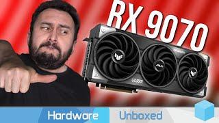 AMD Misses With Radeon RX 9070, Benchmarks vs. RTX 5070