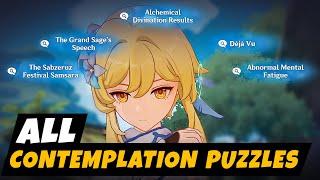 ALL Contemplation Puzzles Guide |  Genshin Impact Sumeru 3.0 Archon Quest