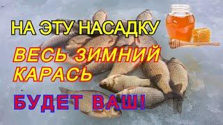 Лучшая насадка на карася зимой! КАК ЛОВИТЬ КАРАСЯ ЗИМОЙ! Супер Рыболовная насадка НА КАРАСЯ