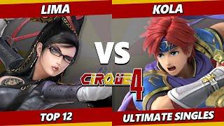 Cirque 4 - Lima (Bayonetta) Vs. Kola (Roy) Smash Ultimate - SSBU