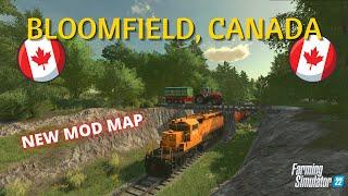 "BLOOMFIELD, CANADA" FS22 Map Tour/Review | New Mod Map | Farming Simulator 22 | PS5