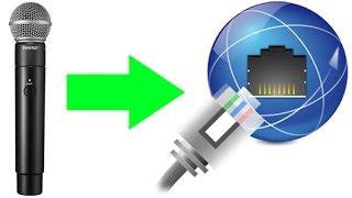 Recording Shure Wireless Microphones using Dante Networked Audio and For the Record