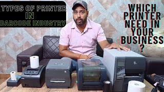 Types Of Printer in Barcode Industries | comparison between different types of Barcode printer |