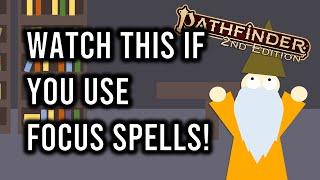 Pathfinder 2e Focus Spells in 7 Minutes or Less (Remaster)