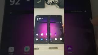 LG V60 Dual Screen with Wide Mode Application