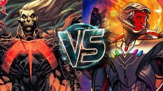 Knull vs Infinity ultron Who has Better Weapons and Feats?