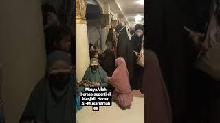 MasyaAllah..berasa seperti di masjidil haram.. padatnya sholat Magrib #jalanjalan #wisata #infoputri