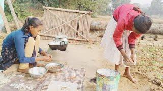 आलू सोयाबीन की सब्जी कैसे बनाए।। cooking video village girl।। bihar Village food vlog