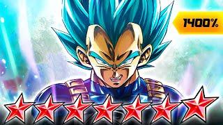 (Dragon Ball Legends) ZENKAI 7, 1400%, 14 STAR PUR SSJB VEGETA IS AN AMAZING CHARACTER ONCE AGAIN!