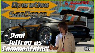 New Track Sandown by Andrea1968! Commented by Paul Jeffrey the European TCR Commentator! rFactor 2