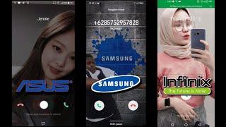 Asus VS Samsung VS infinix incoming call (Screen Video)