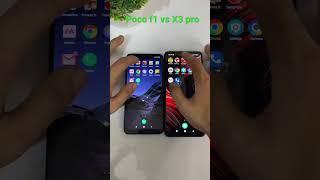 Poco F1 vs Poco X3 pro // Speed Test #shorts