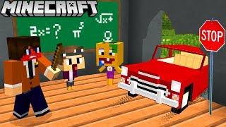 VITAMINE FÄHRT MIT DEM AUTO IN DIE SCHULE IN MINECRAFT!