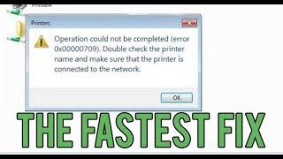 (2021) Fix Error 0x00000709 Cannot Set Default Printer