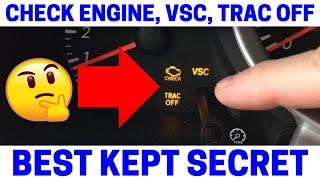 (Part 1) How To Fix Your Check Engine, VSC, Trac Off Warning Lights On