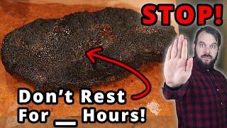 2 hour VS 16 HOUR Brisket Rest - Which is Juicier?