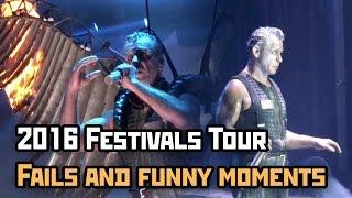 Rammstein - 2016 Festivals Tour // Fails and funny moments