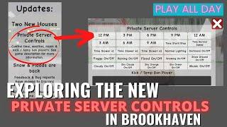 ️ BROOKHAVEN PRIVATE SERVER CONTROLS UPDATE!