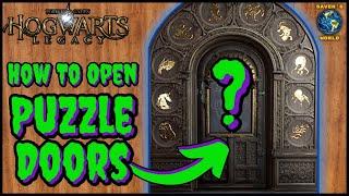 Easy Puzzle Solution - Hogwarts Legacy - Number Door Puzzles
