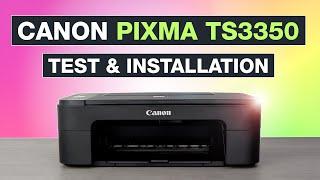 Canon Pixma TS3350 Drucker im Test  Inkl. Installation & Einrichtung – Testventure