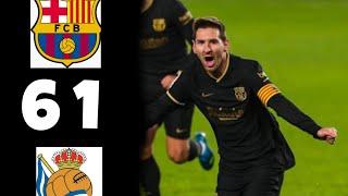 Барселона 6 - 1 Реал Сосьедад/ Ла лига