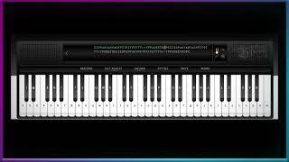 Anyone can make a song! Using virtualpiano.net to play a tune.