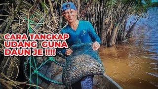 Cara Tangkap Udang Guna Daun Je!  |   How To Catch River Prawn / Shrimp Only With Leaves #eps280