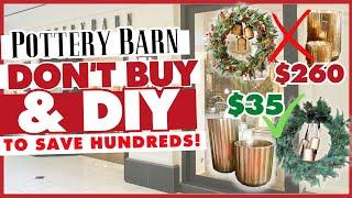 Christmas Home Decor DIYS on a BUDGET ⭐️ Save HUNDREDS DIYing vs. Buying from Pottery Barn! 