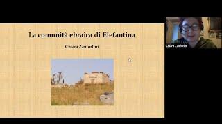 UNA COMUNITA' EBRAICA D'EGITTO: il caso di Elefantina, a cura di Chiara Zanforlini.