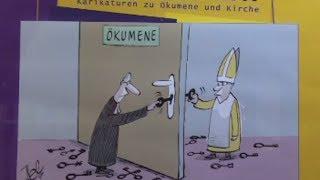 Karikaturenausstellung "Ach du lieber Gott" in Bad Windsheim