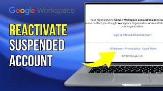 Google Workspace Account Has Been Suspended How to Fix