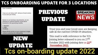 TCS SENDING JOINING LETTERS AND ONBOARDING EMAILS TO MANY | PHYSICAL ONBOARDING FROM 21 NOV 2022